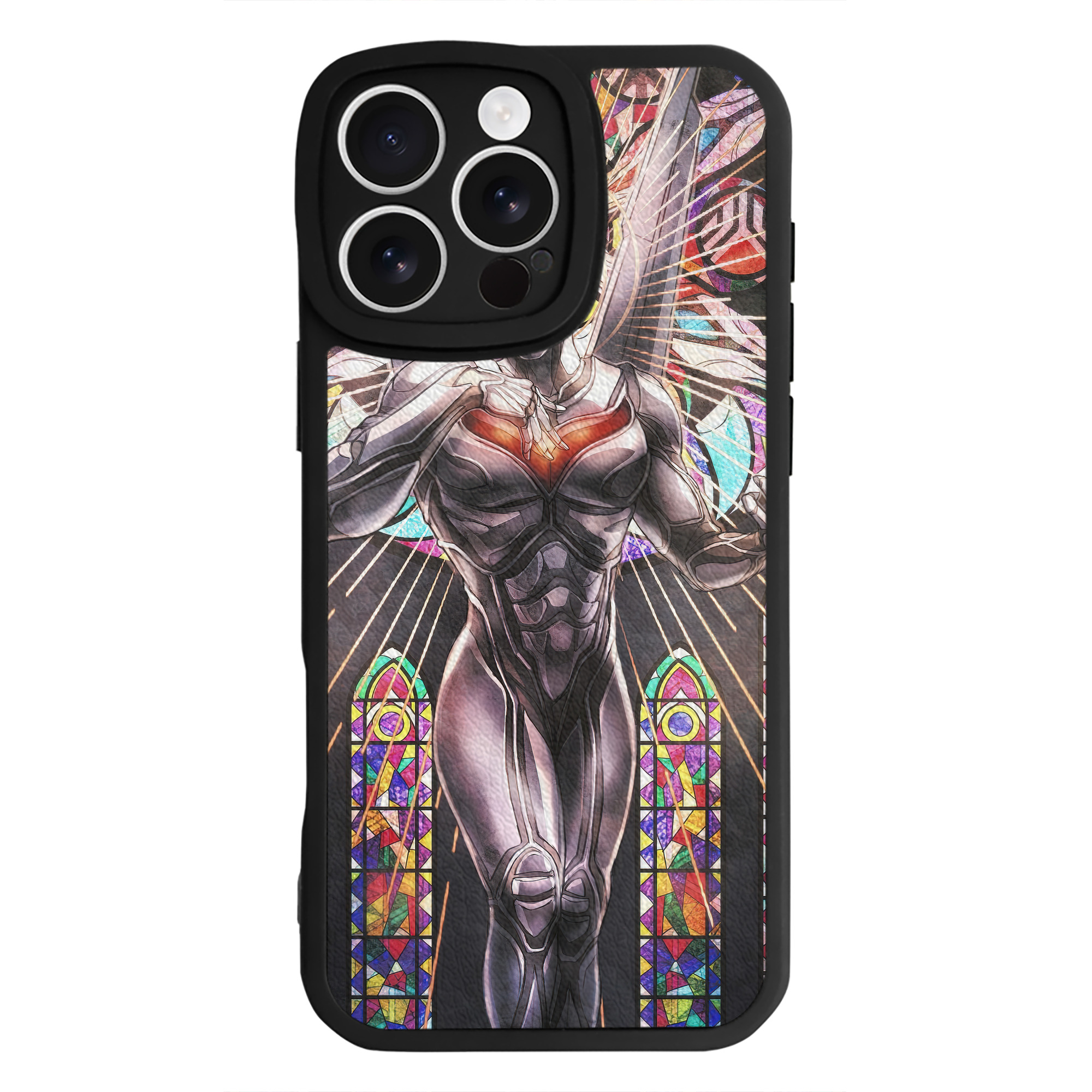 （画像用） ウルトラマン Ultraman 【iPhone 16シリーズ対応】シリコンスマホケース（レザー調） 材質：シリコン